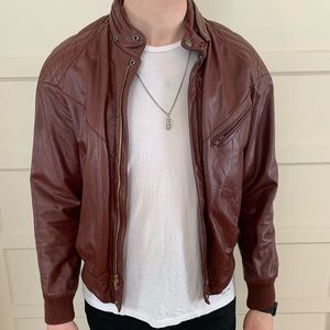 Vintage Genuine Leather Jacket
